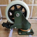 New Arrival 3/4/5 Inch Medium Heavy Duty High Load 200/250/300KGS Green Plate PA Nylon Tread Swivel Caster Wheels